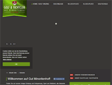 Tablet Screenshot of golfsinzing.de